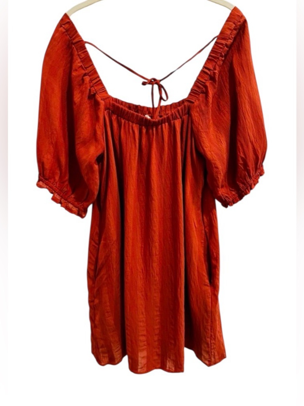 Lush size S peasant tunic mini baby Boho festival cottagecore romantic dress